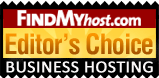 Business web hosting award
